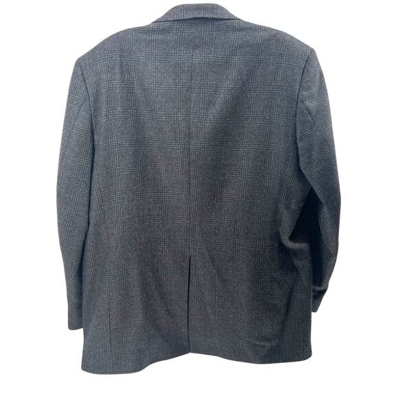 STATEMENTS Men's Lambswool Sport Coat Blazer 48L Executive QuietLuxury Preppy - Picture 2 of 11